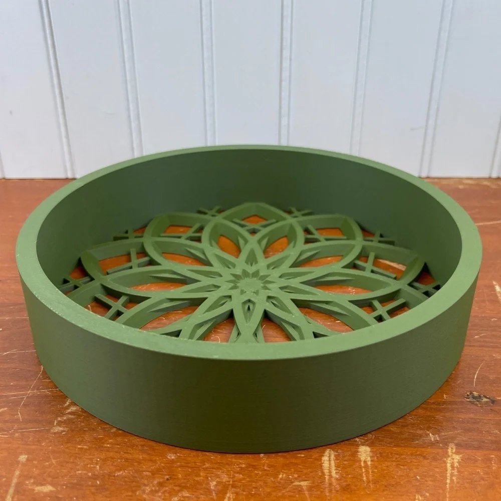 Floral Design Catch All Tray, The Kovi Catch-All Tray, Trinket Dish